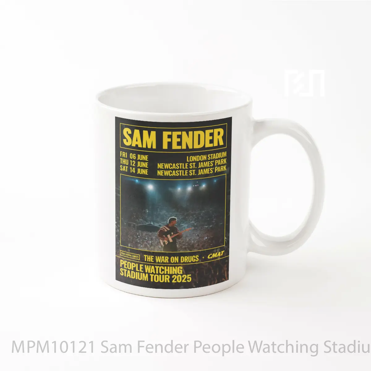 Mug Sam Fender People Watching Stadium Tour 2025 London MPM10121