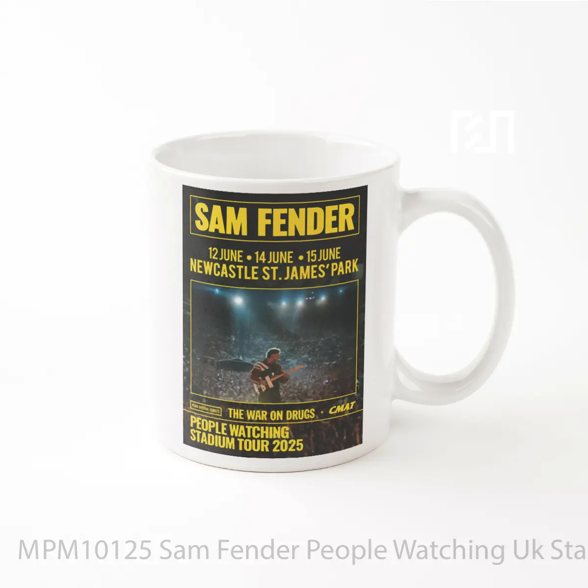 Mug Sam Fender People Watching Uk Stadium Tour Newcastle 2025 MPM10125