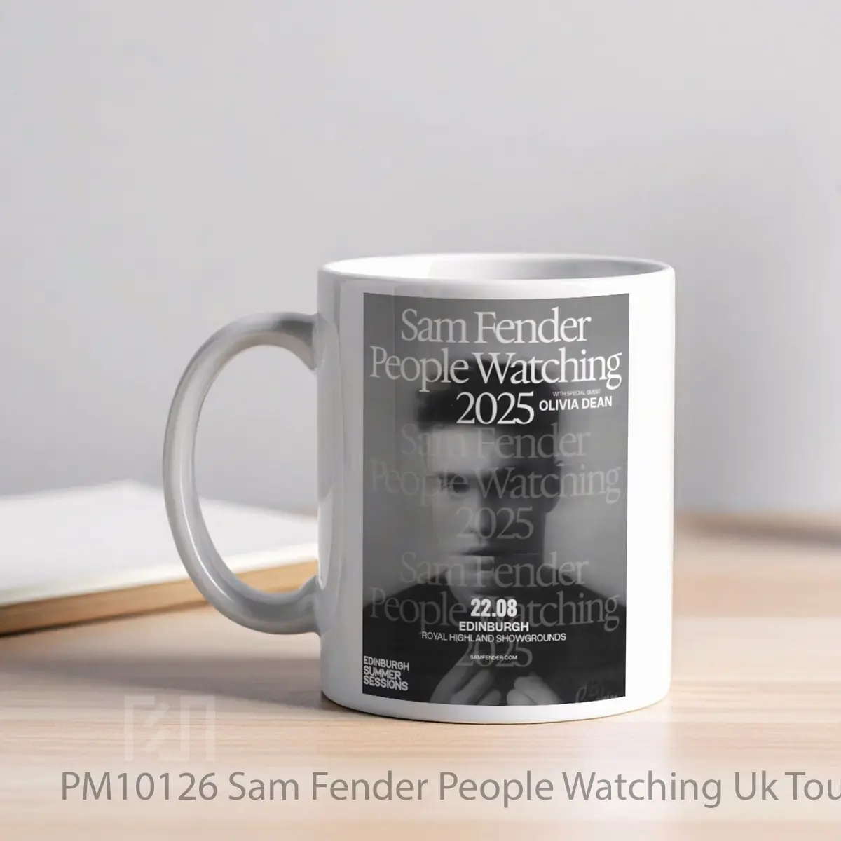 Mug Sam Fender People Watching Uk Tour 2025 Edinburgh Royal Highland MPM10126 - All-side / Desain