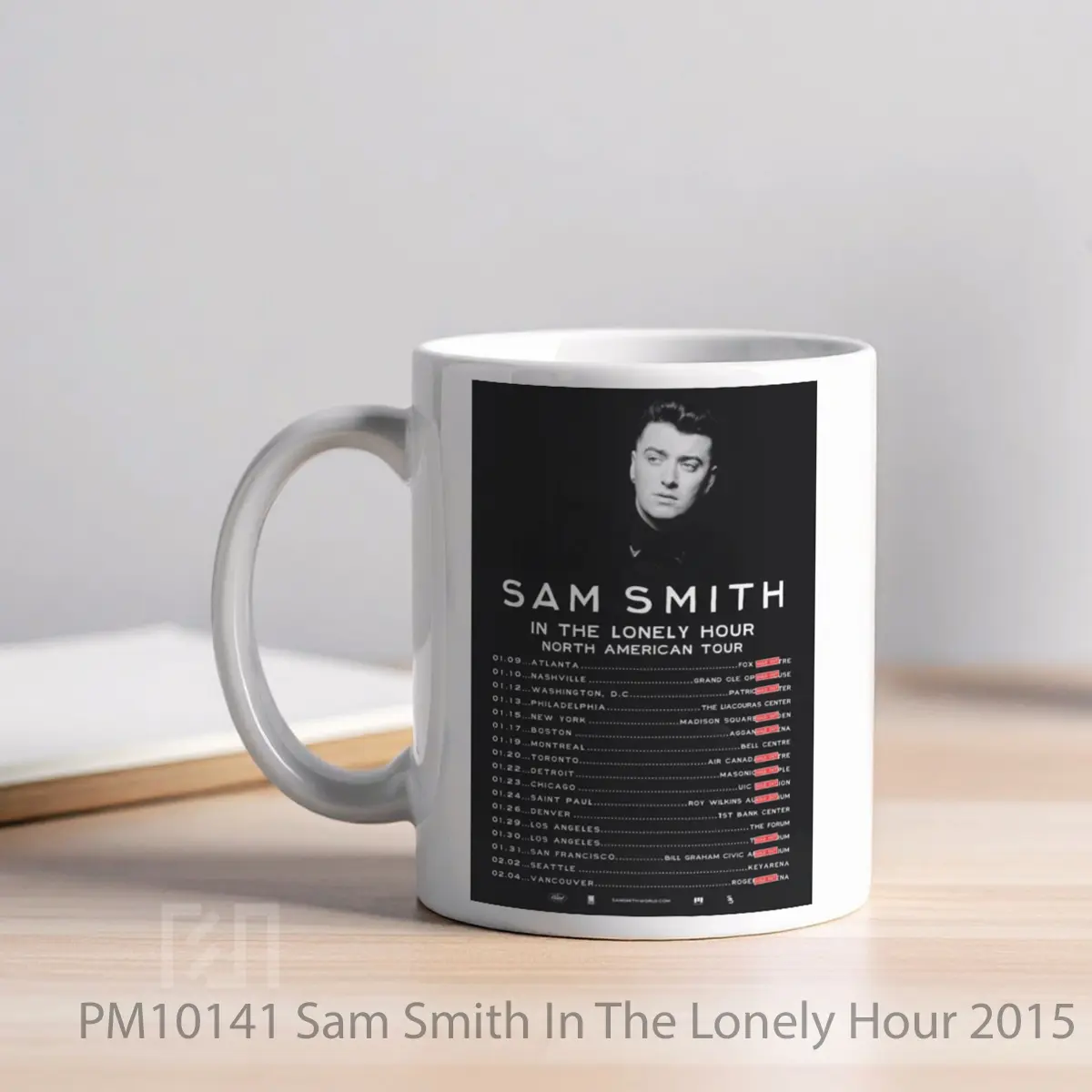 Mug Sam Smith In The Lonely Hour 2015 North American T MPM10141 - All-side / Desain
