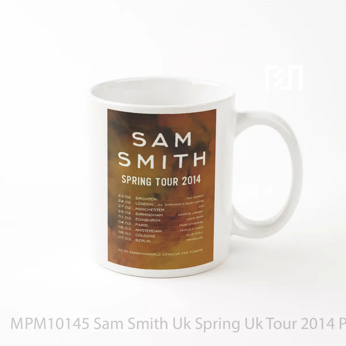 Mug Sam Smith Uk Spring Uk Tour 2014 MPM10145