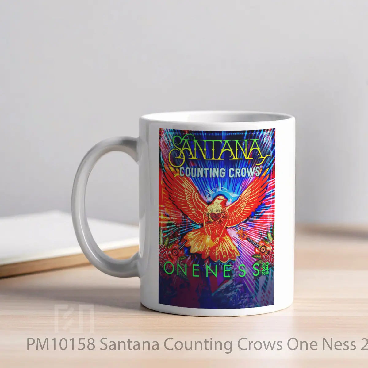 Mug Santana Counting Crows One Ness 2024 World Tour MPM10158 - All-side / Desain