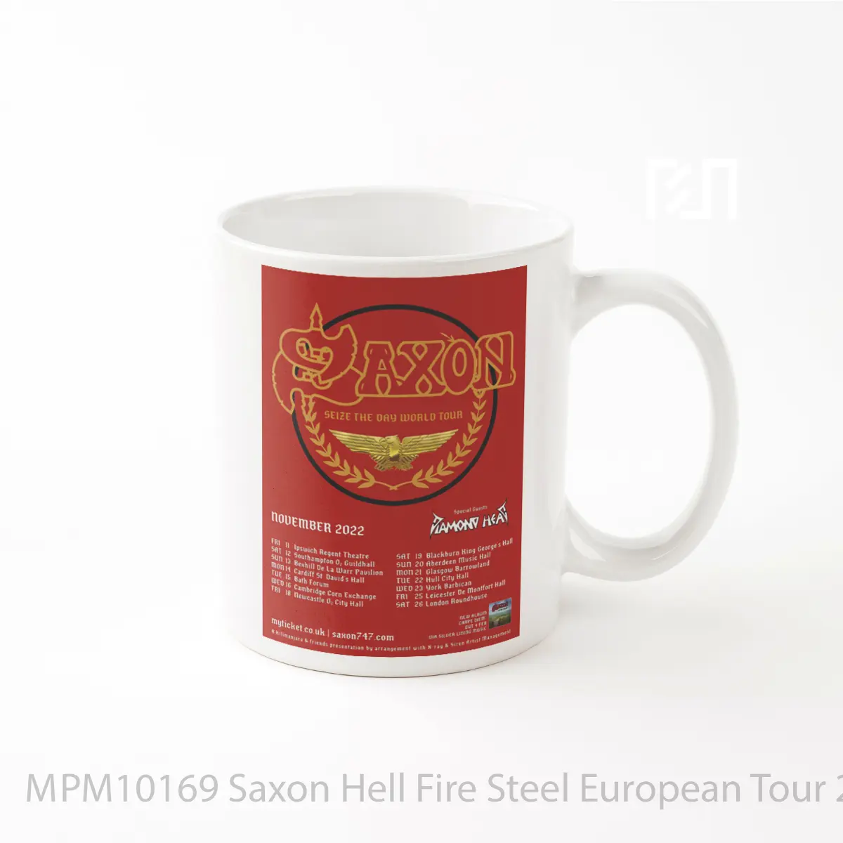 Mug Saxon Hell Fire Steel European Tour 2025 MPM10169