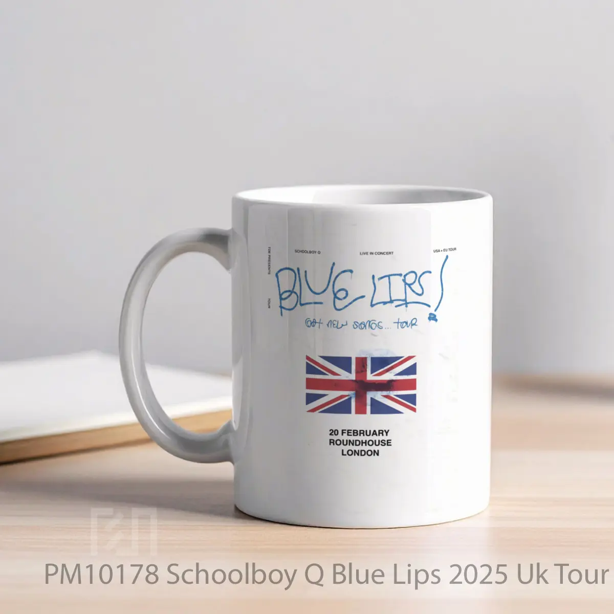 Mug Schoolboy Q Blue Lips 2025 Uk Tour MPM10178 - All-side / Desain
