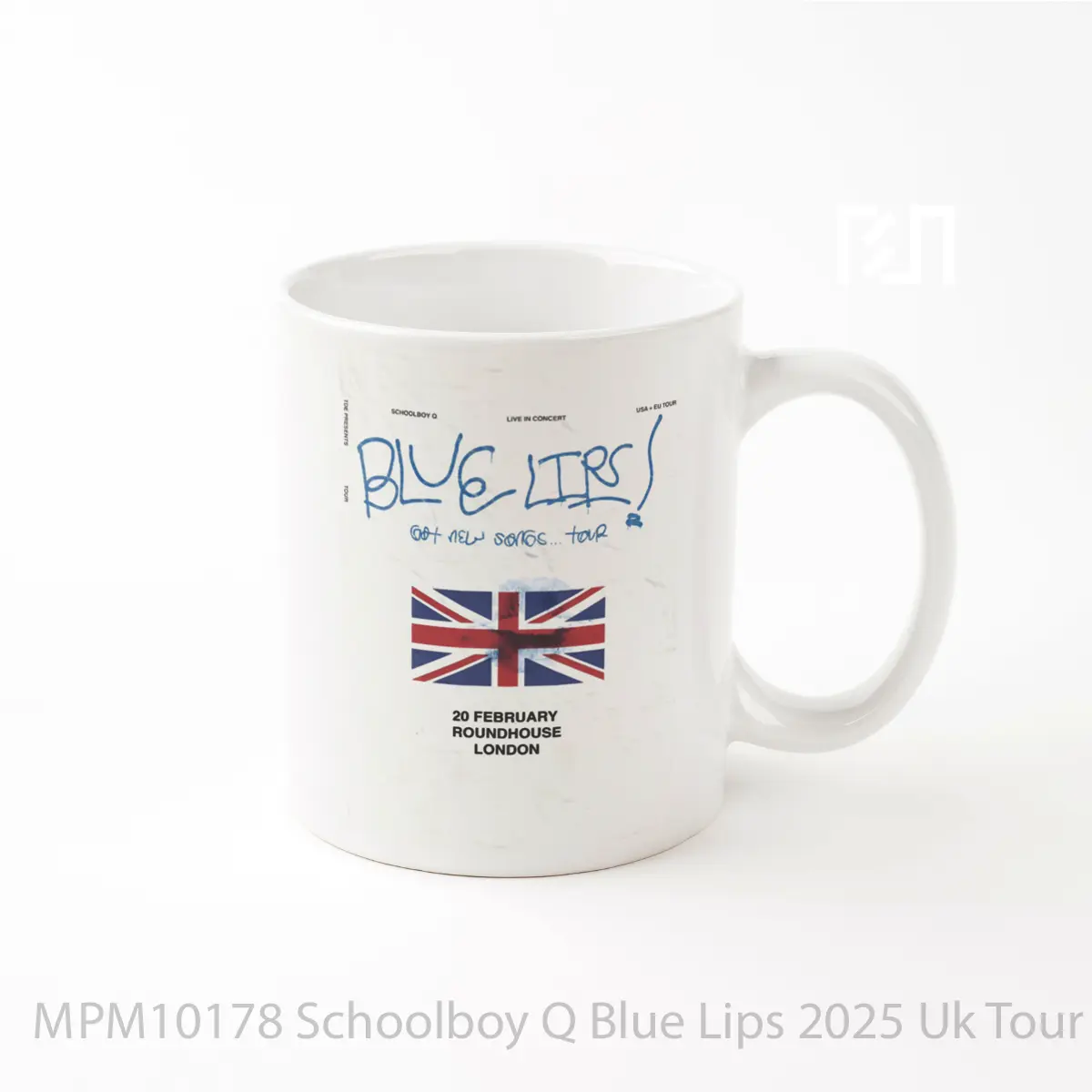 Mug Schoolboy Q Blue Lips 2025 Uk Tour MPM10178