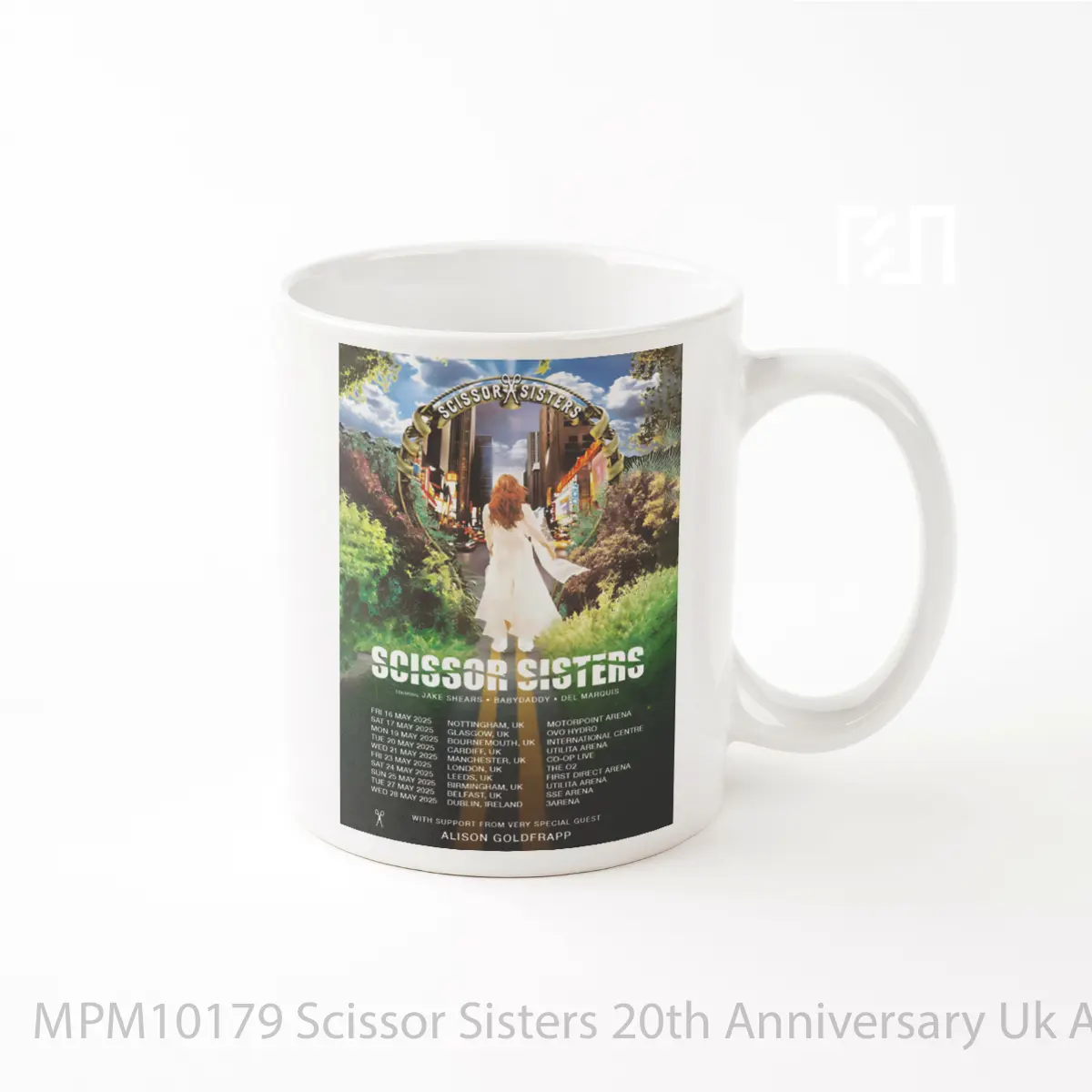 Mug Scissor Sisters 20th Anniversary Uk Arena Tour 2025 MPM10179