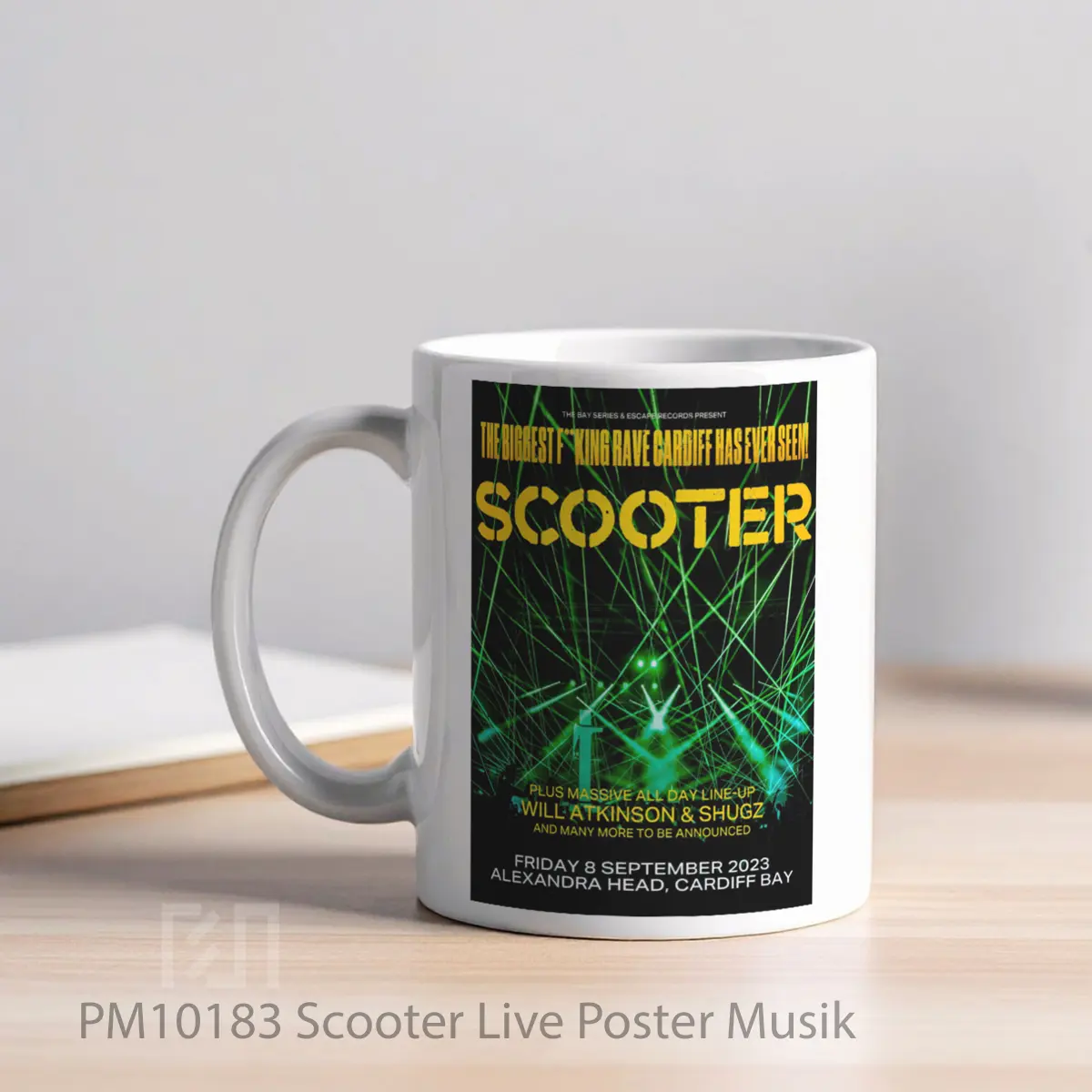 Mug Scooter Live MPM10183 - All-side / Desain