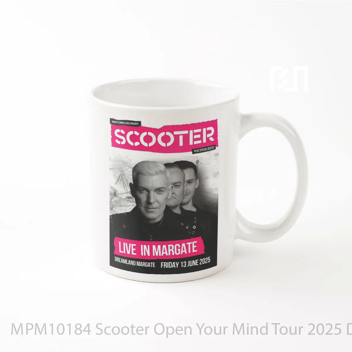 Mug Scooter Open Your Mind Tour 2025 Dreamland Margate MPM10184