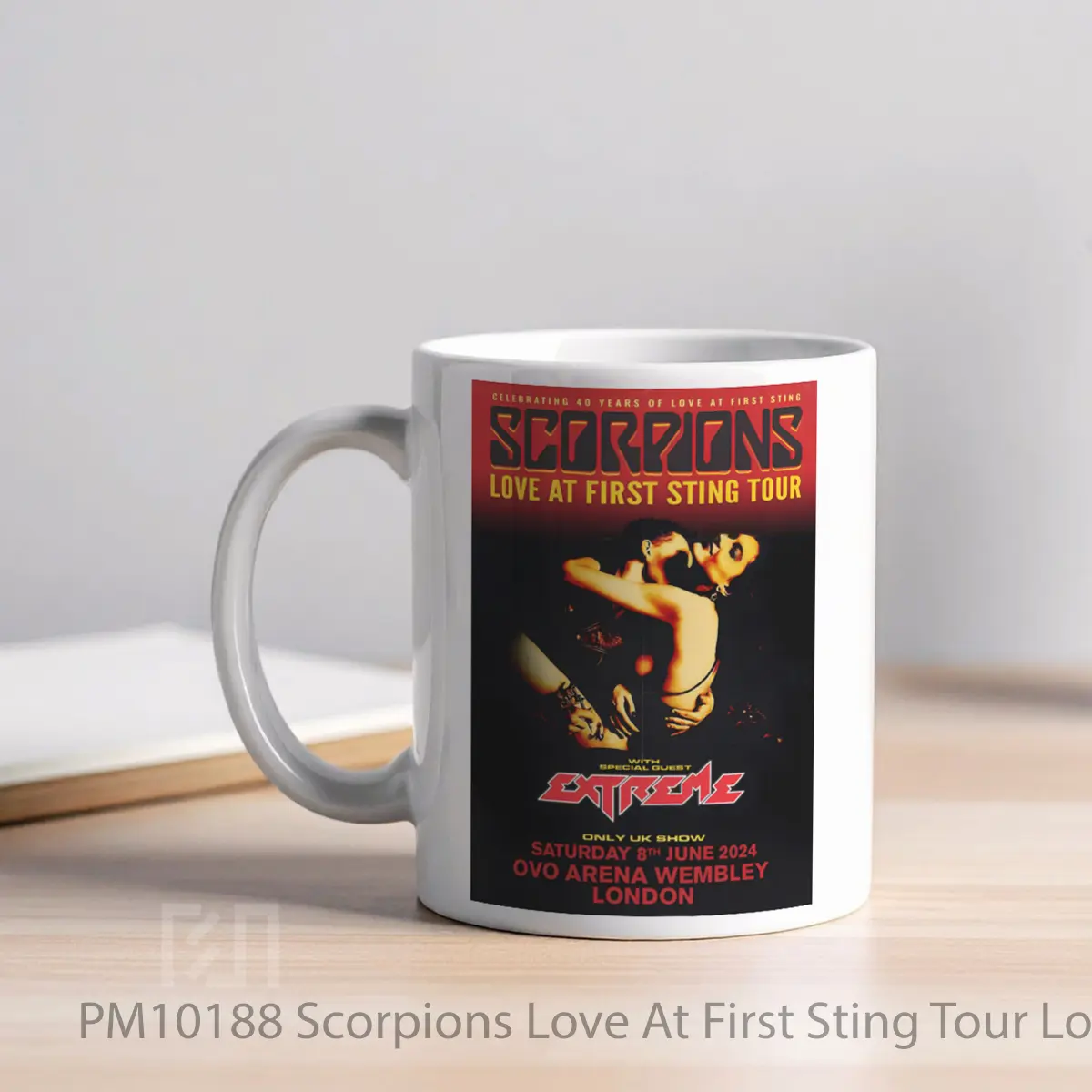Mug Scorpions Love At First Sting Tour London Ovo Arena MPM10188 - All-side / Desain