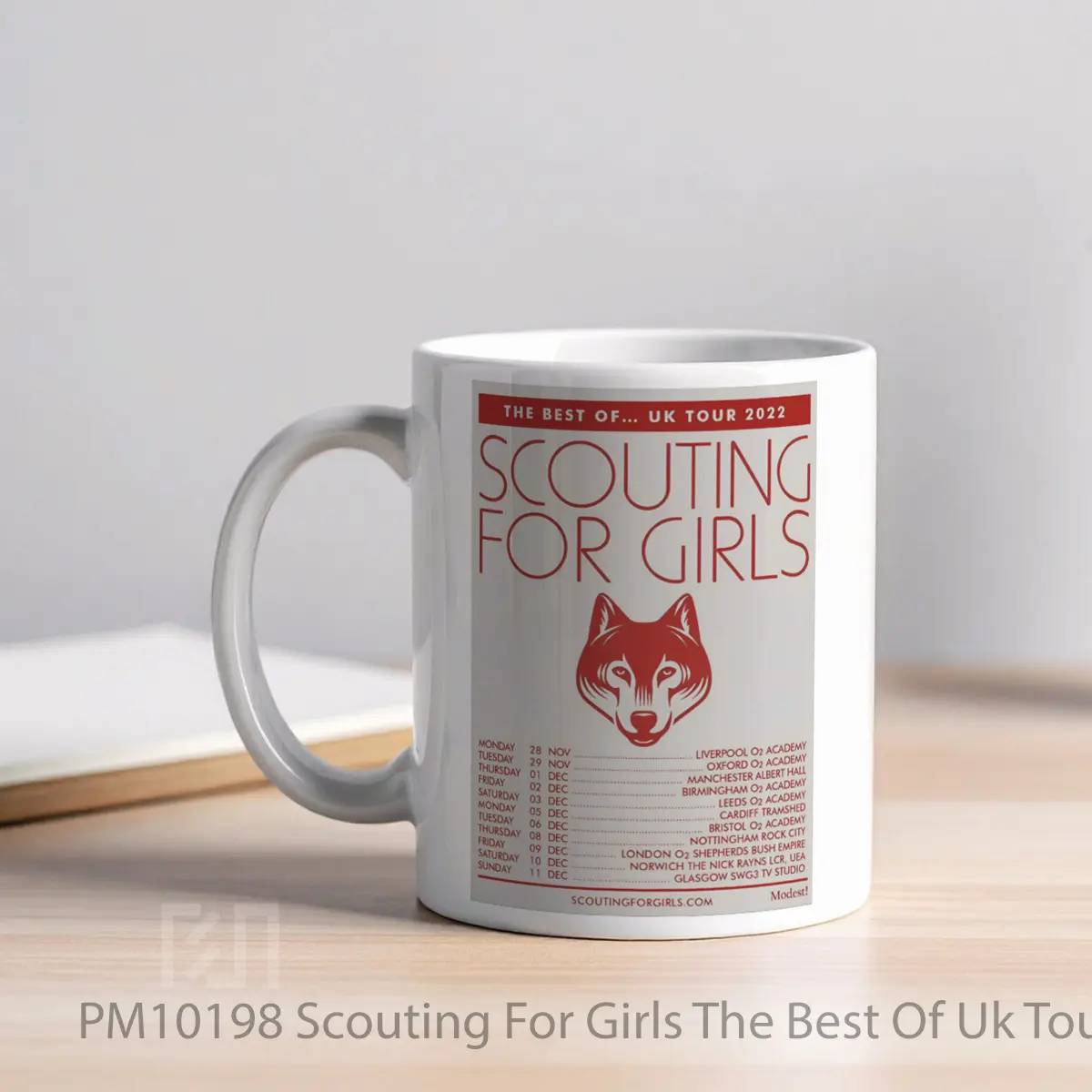 Mug Scouting For Girls The Best Of Uk Tour 2022 MPM10198 - All-side / Desain