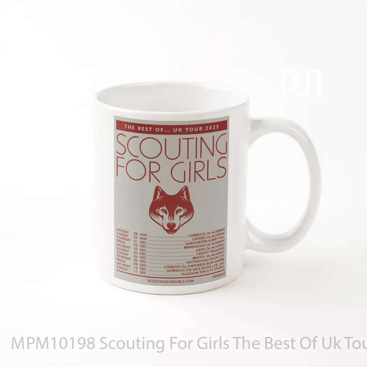 Mug Scouting For Girls The Best Of Uk Tour 2022 MPM10198