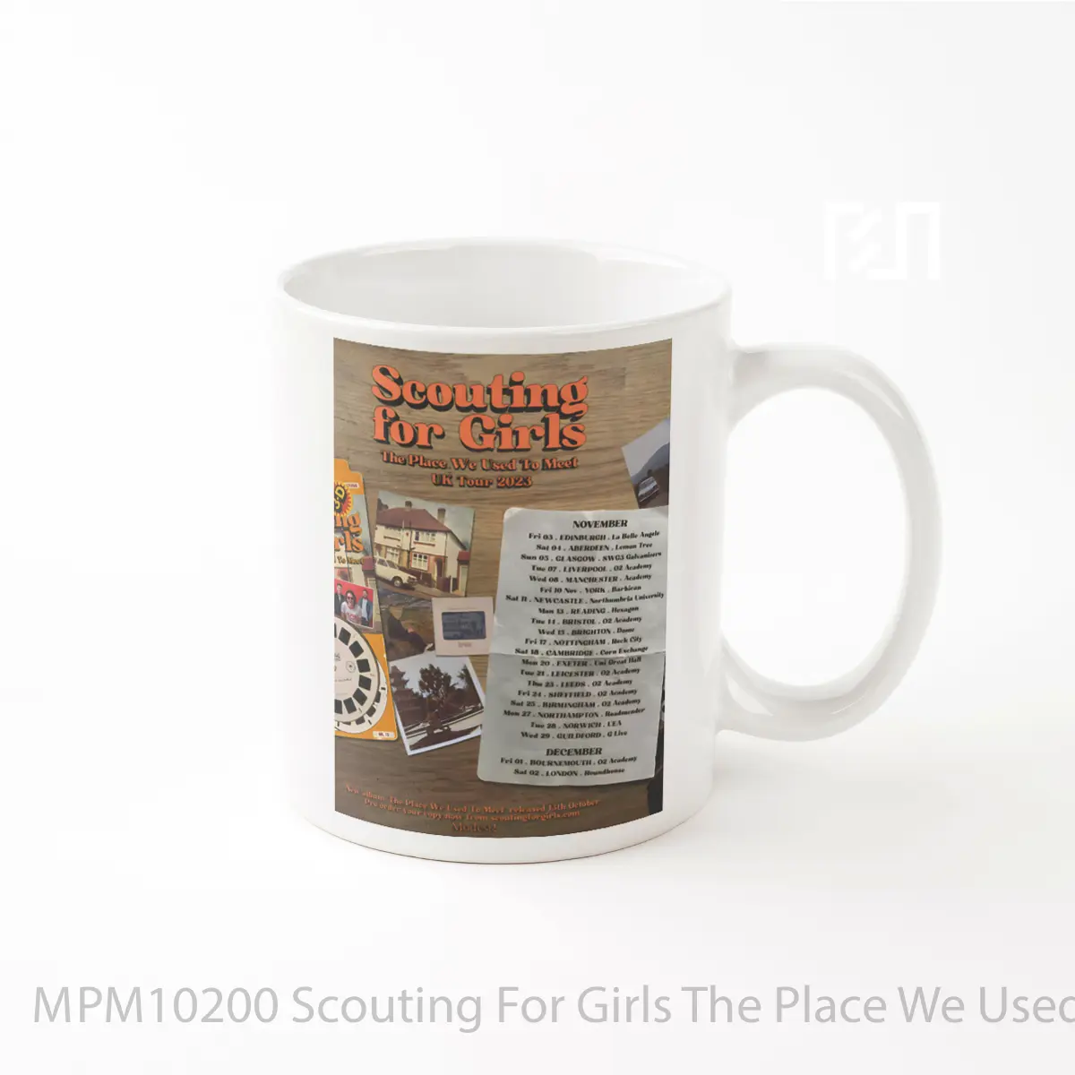 Mug Scouting For Girls The Place We Used To Meet Uk Tour 2023 MPM10200