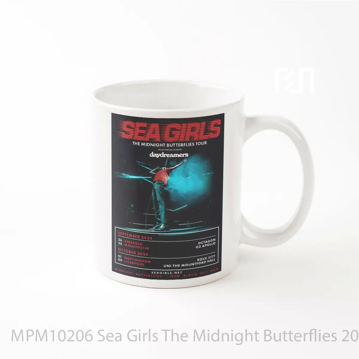 Mug Sea Girls The Midnight Butterflies 2024 Uk Tour MPM10206