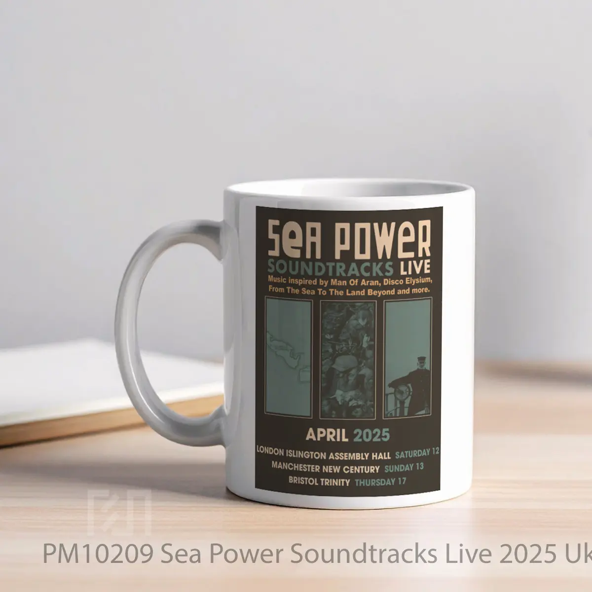 Mug Sea Power Soundtracks Live 2025 Uk Tour MPM10209 - All-side / Desain