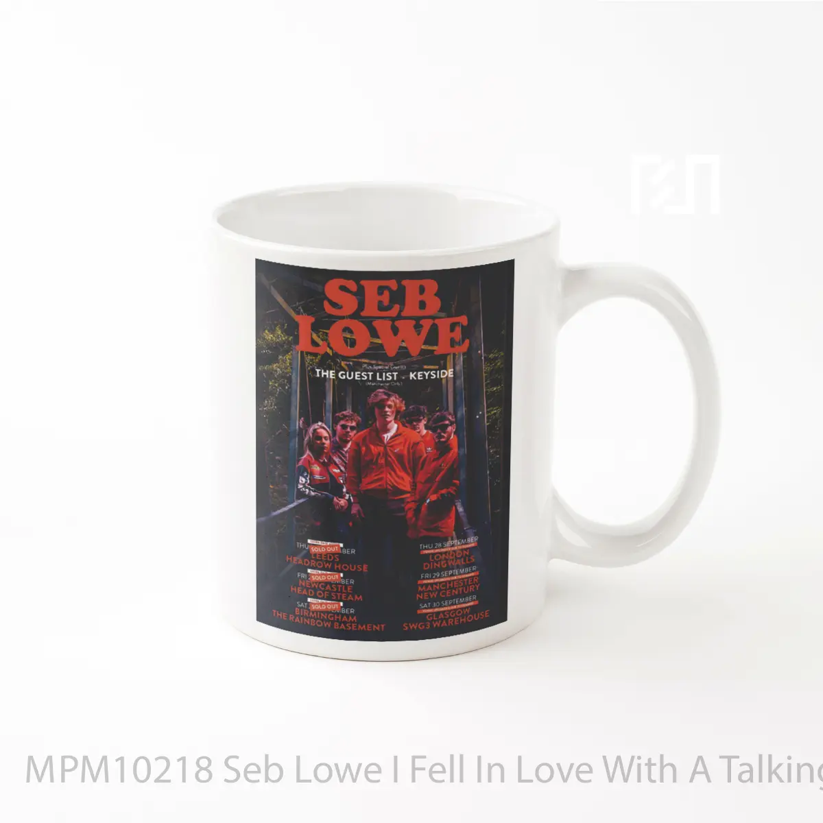 Mug Seb Lowe I Fell In Love With A Talking Head Uk Tour 2023 MPM10218