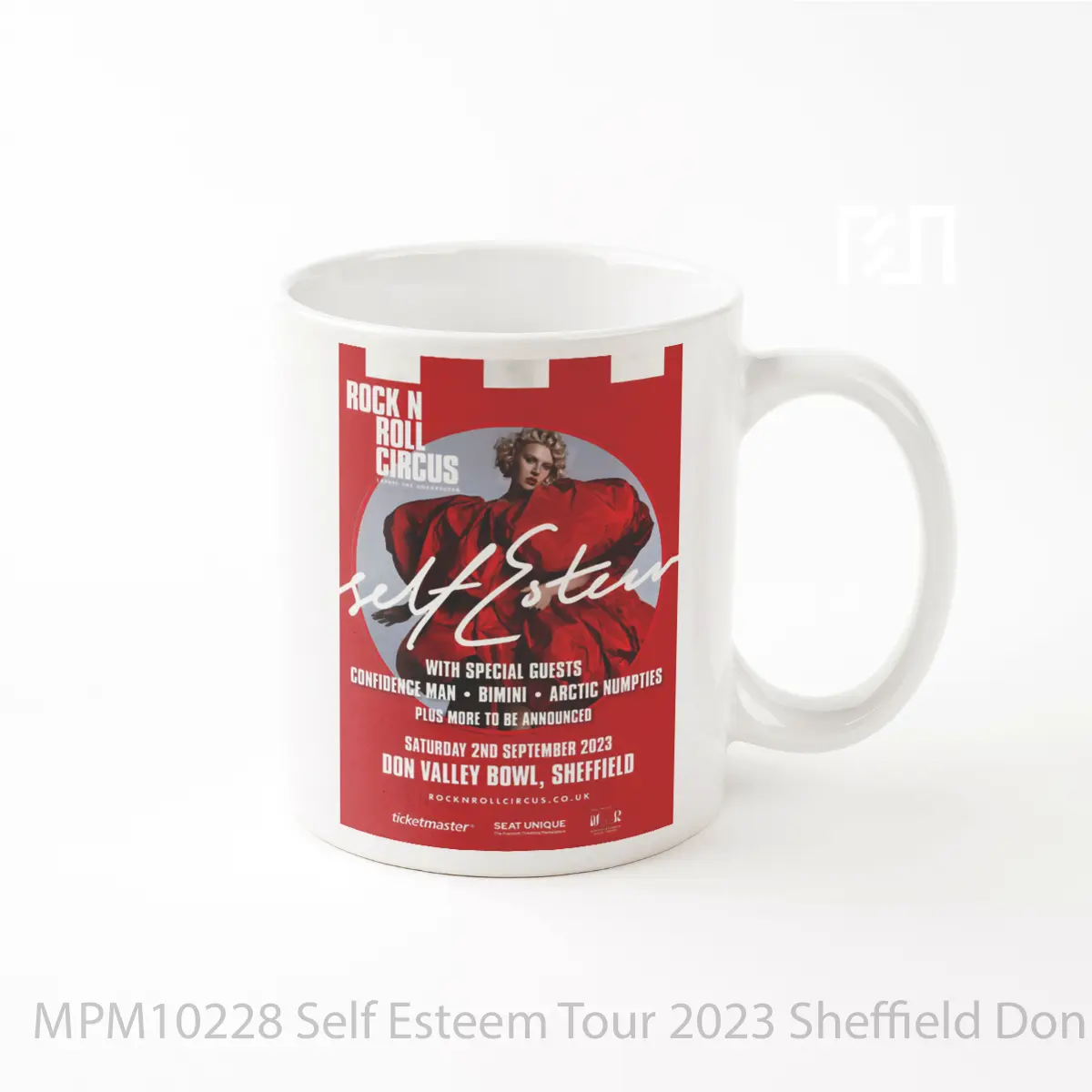 Mug Self Esteem Tour 2023 Sheffield Don Valley Bowl MPM10228