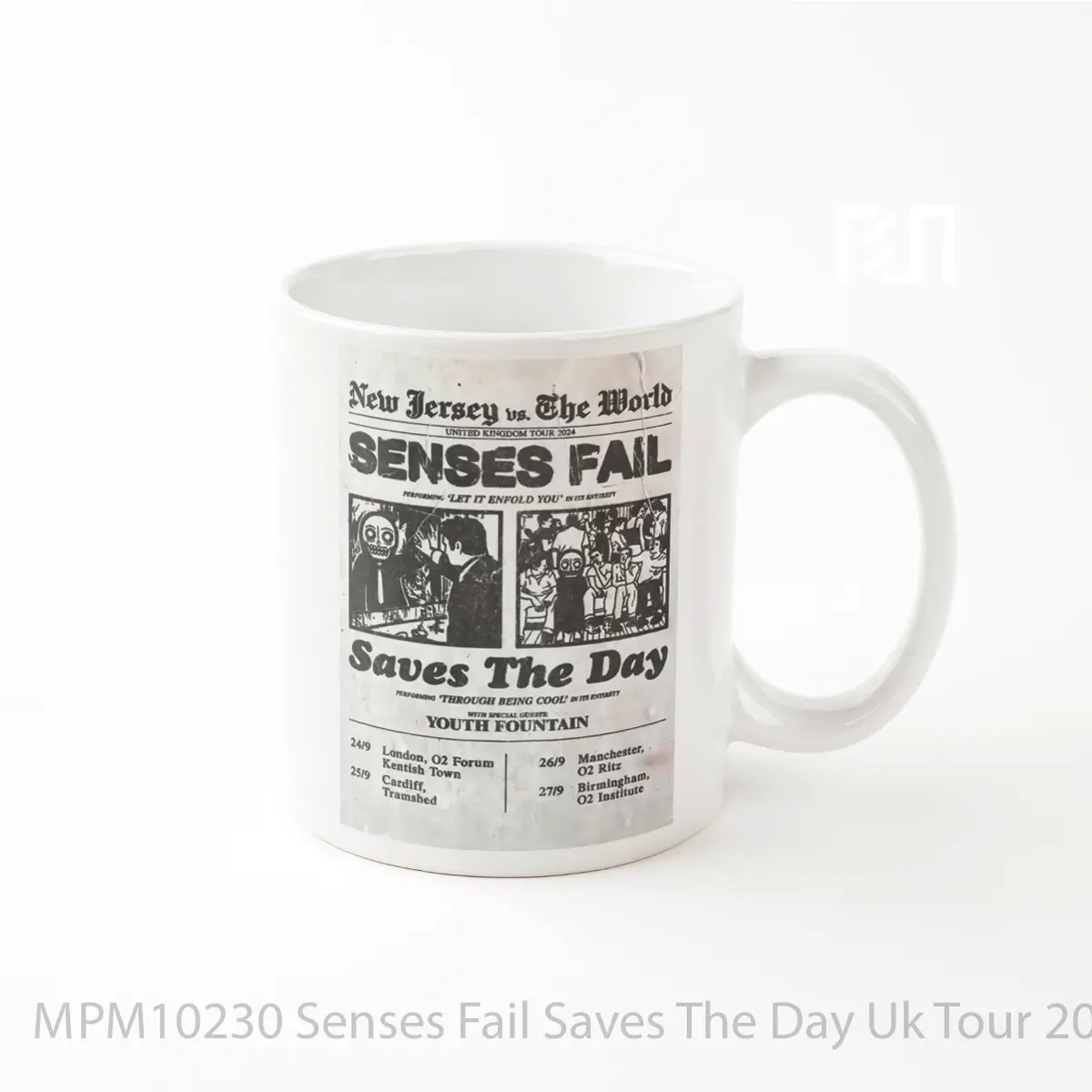 Mug Senses Fail Saves The Day Uk Tour 2024 MPM10230