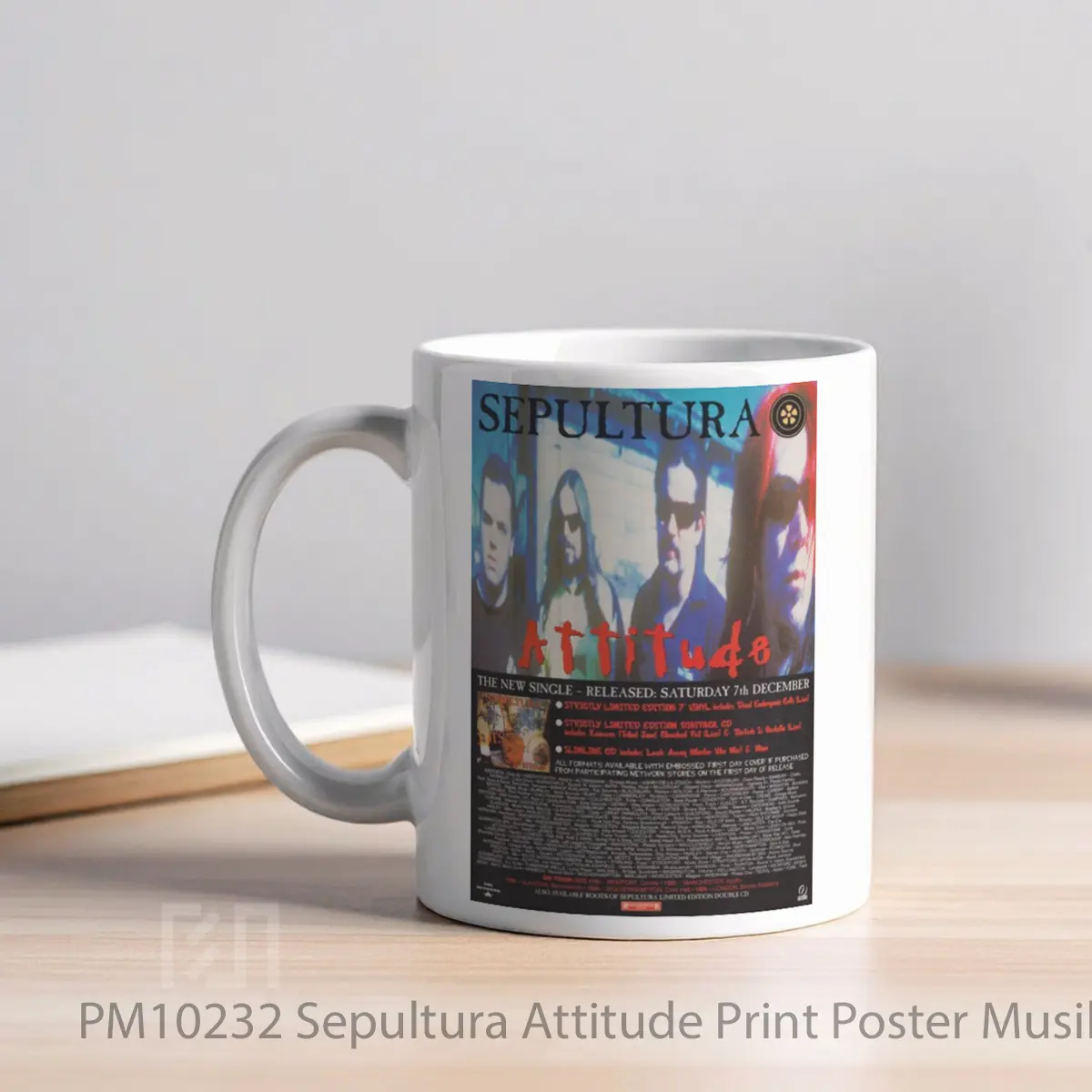 Mug Sepultura Attitude Print MPM10232 - All-side / Desain