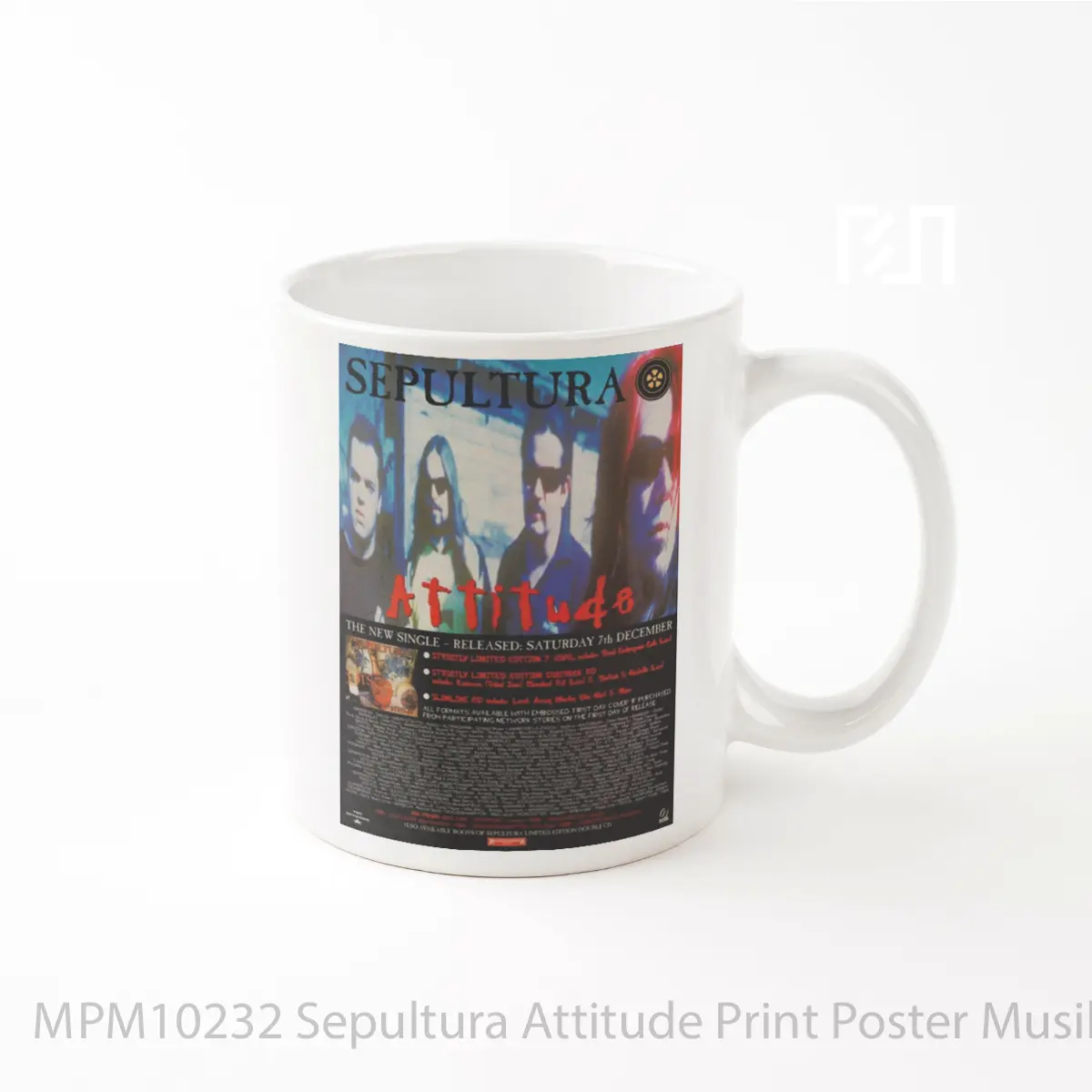 Mug Sepultura Attitude Print MPM10232