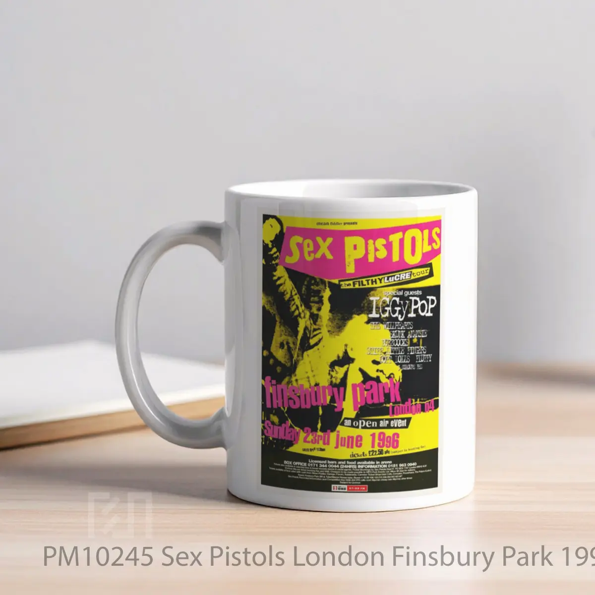 Mug Sex Pistols London Finsbury Park 1996 MPM10245 - All-side / Desain