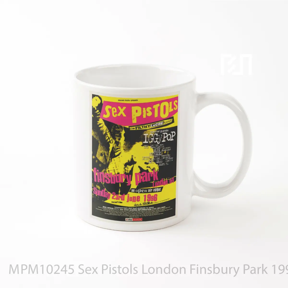 Mug Sex Pistols London Finsbury Park 1996 MPM10245
