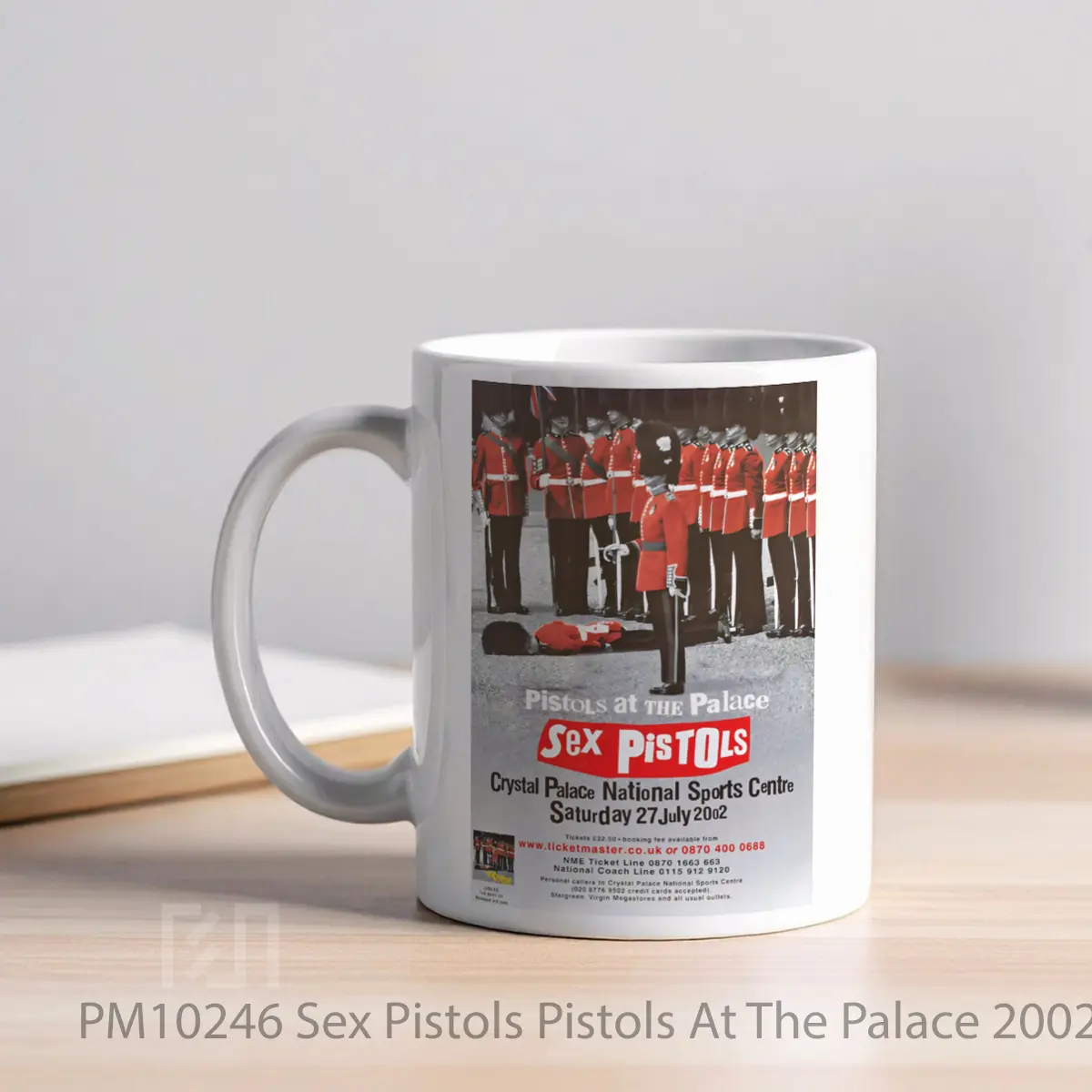 Mug Sex Pistols Pistols At The Palace 2002 London MPM10246 - All-side / Desain
