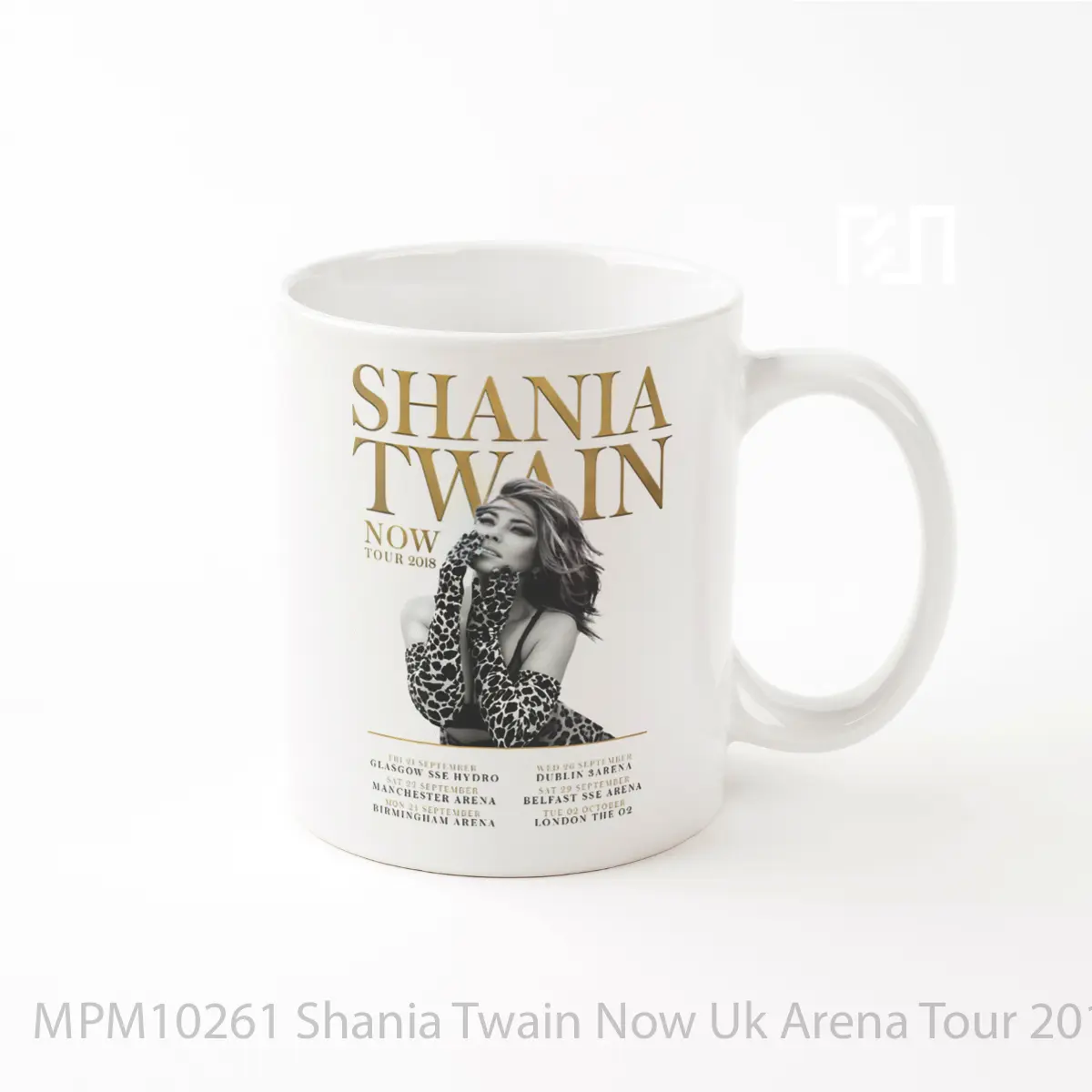 Mug Shania Twain Now Uk Arena Tour 2018 MPM10261