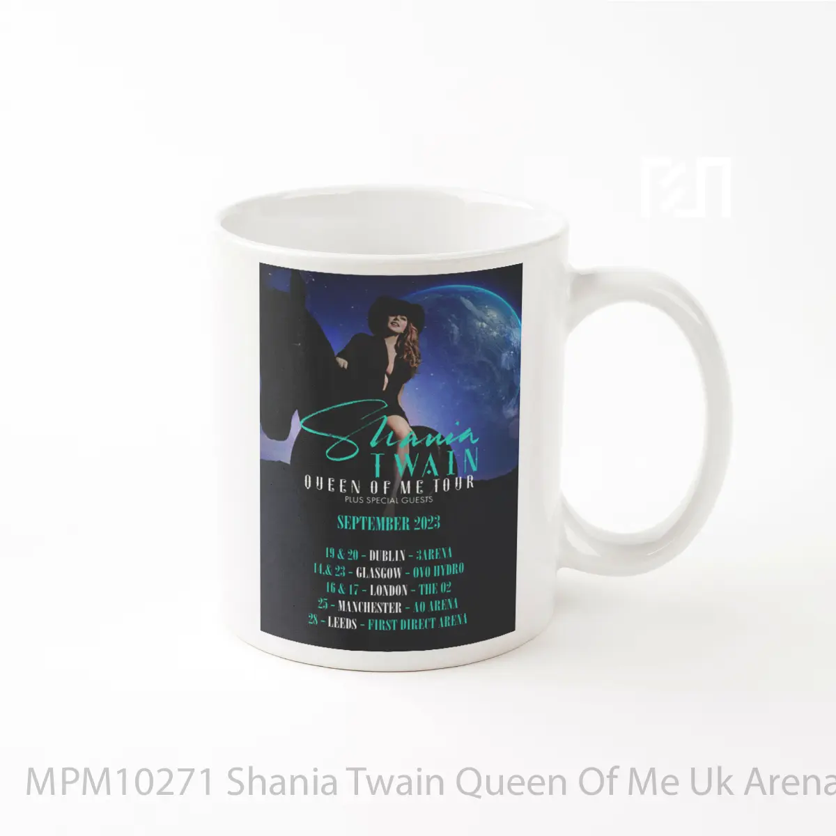 Mug Shania Twain Queen Of Me Uk Arena Tour 2023 MPM10271