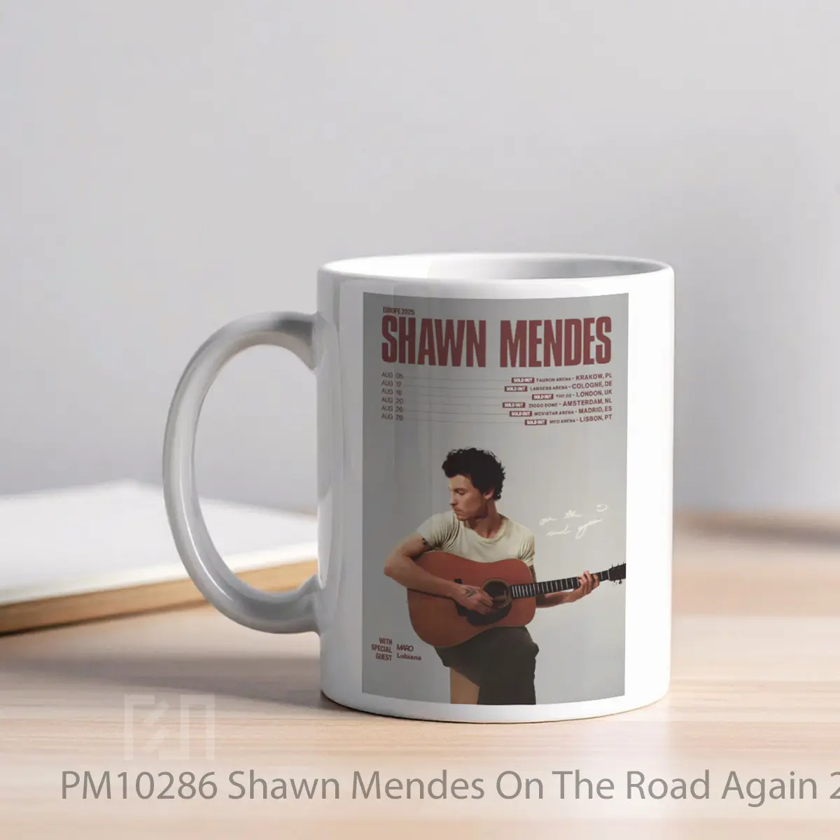 Mug Shawn Mendes On The Road Again 2025 European Tour MPM10286 - All-side / Desain