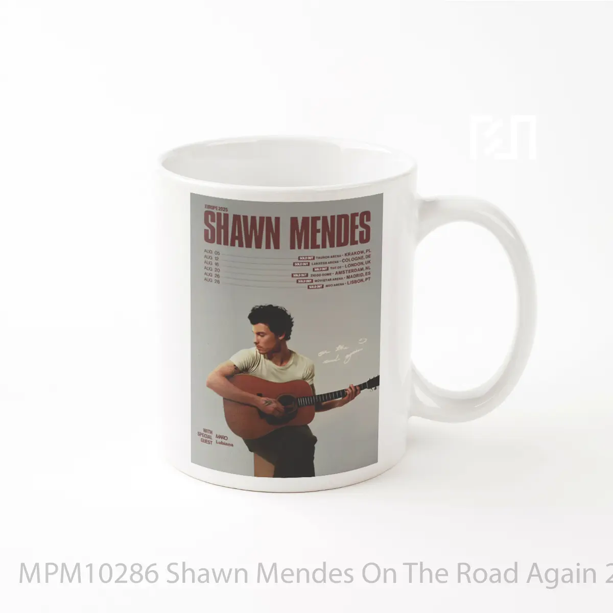 Mug Shawn Mendes On The Road Again 2025 European Tour MPM10286
