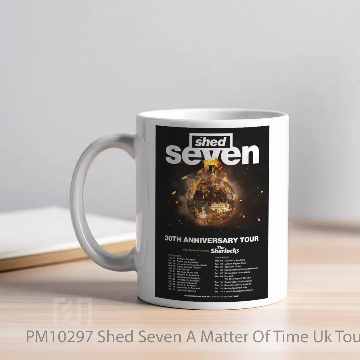 Mug Shed Seven A Matter Of Time Uk Tour 2024 MPM10297 - All-side / Desain
