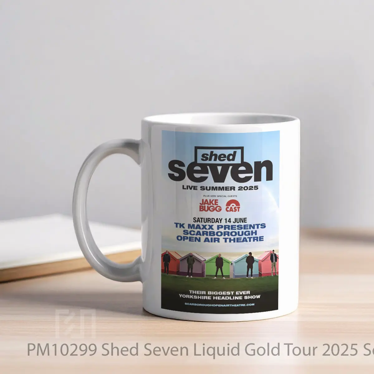 Mug Shed Seven Liquid Gold Tour 2025 Scarborough Open Air Theatre MPM10299 - All-side / Desain