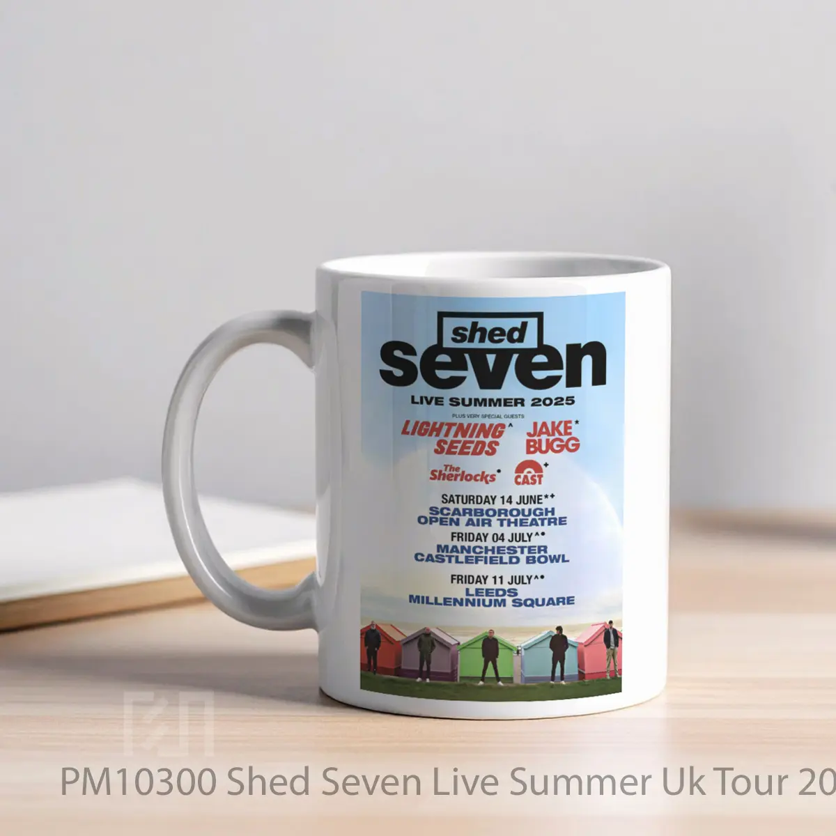 Mug Shed Seven Live Summer Uk Tour 2025 Scarborough MPM10300 - All-side / Desain