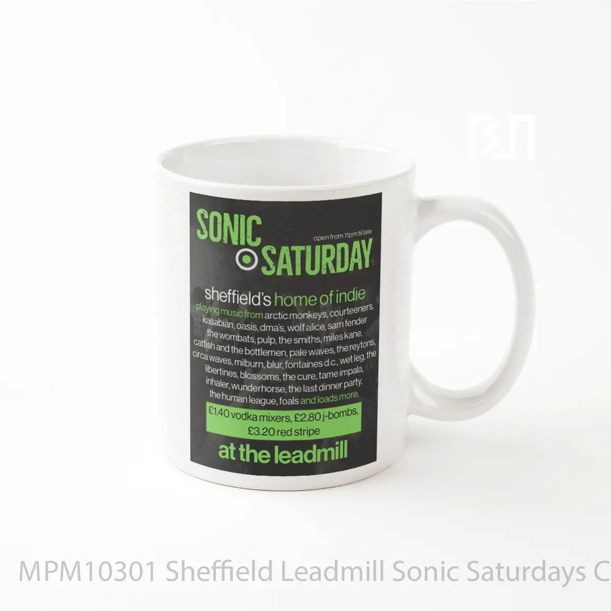 Mug Sheffield Leadmill Sonic Saturdays Club Night Post MPM10301