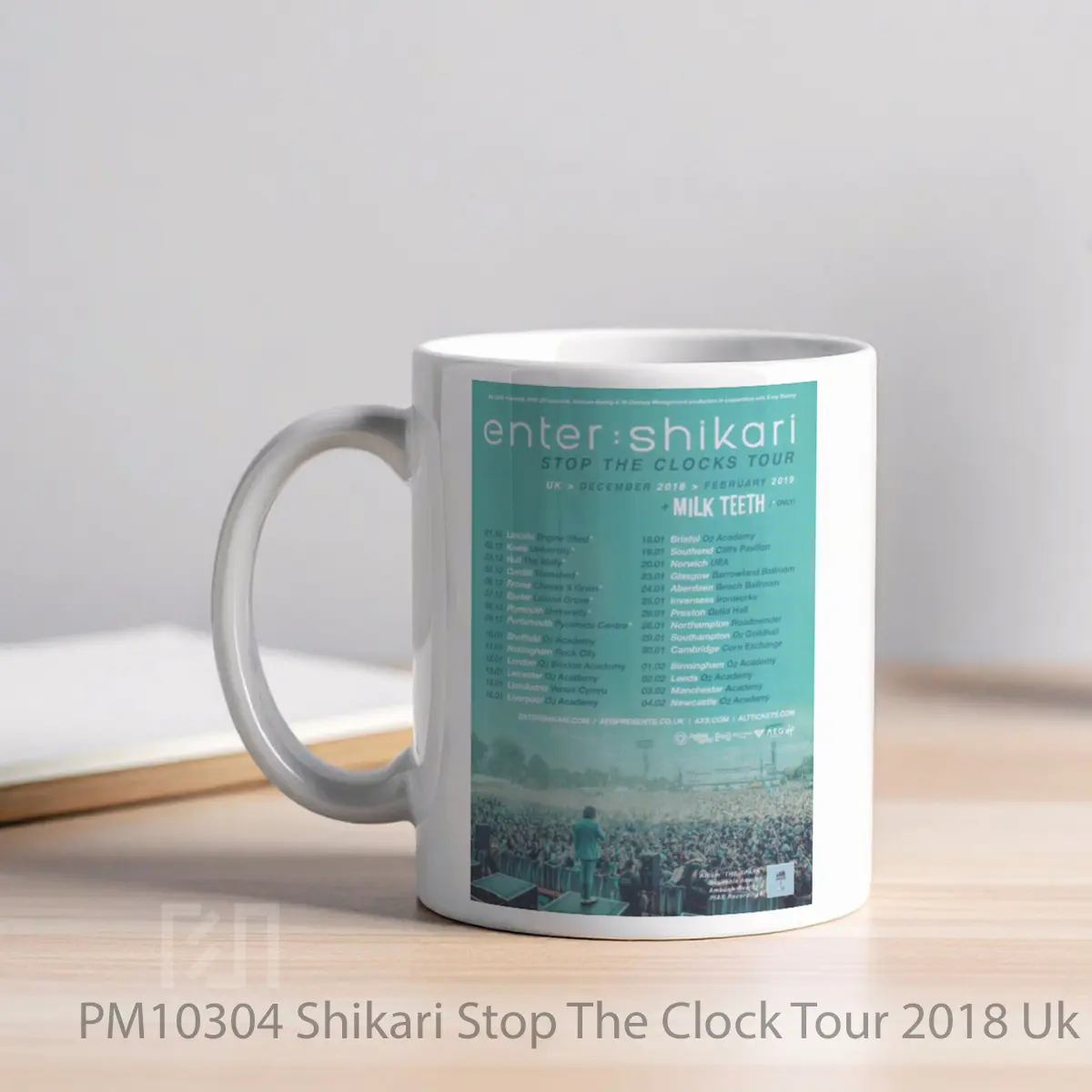 Mug Shikari Stop The Clock Tour 2018 Uk MPM10304 - All-side / Desain