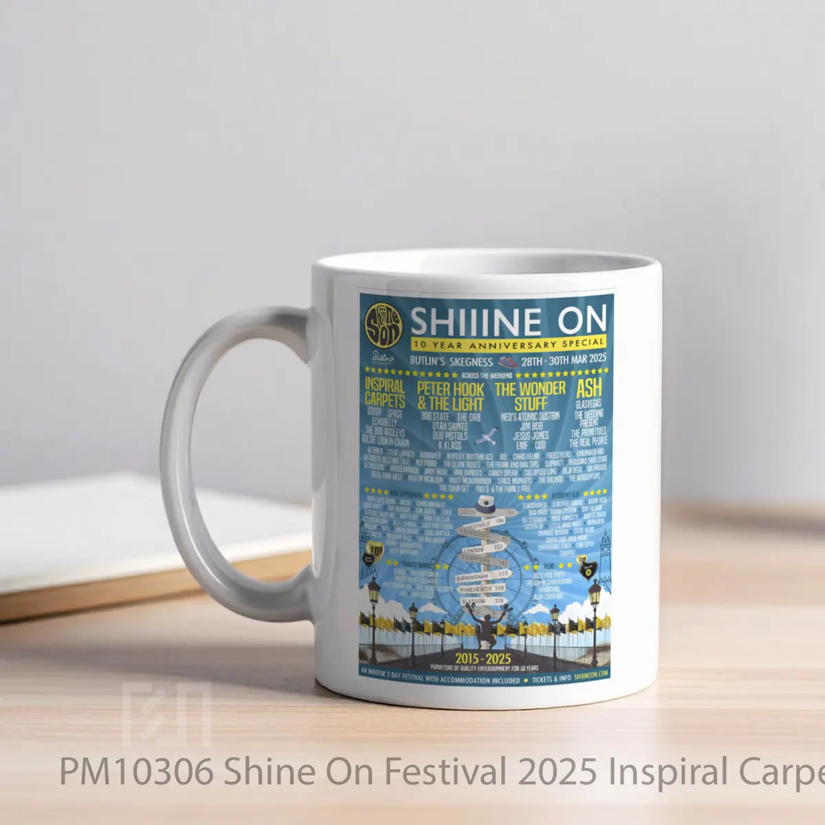 Mug Shine On Festival 2025 Inspiral Carpets MPM10306 - All-side / Desain