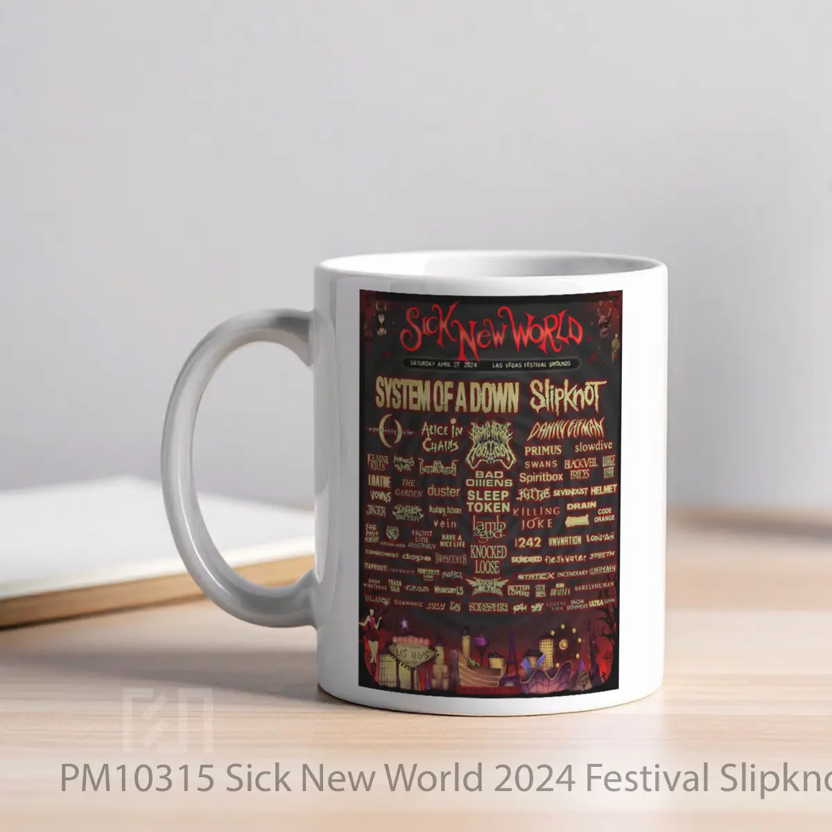 Mug Sick New World 2024 Festival Slipknot MPM10315 - All-side / Desain