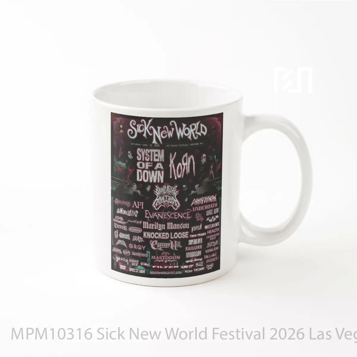 Mug Sick New World Festival 2026 Las Vegas System Of A Down MPM10316