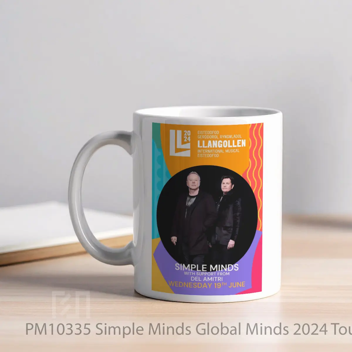 Mug Simple Minds Global Minds 2024 Tour Llangollen Eisteddfod MPM10335 - All-side / Desain