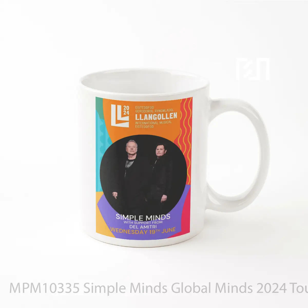 Mug Simple Minds Global Minds 2024 Tour Llangollen Eisteddfod MPM10335
