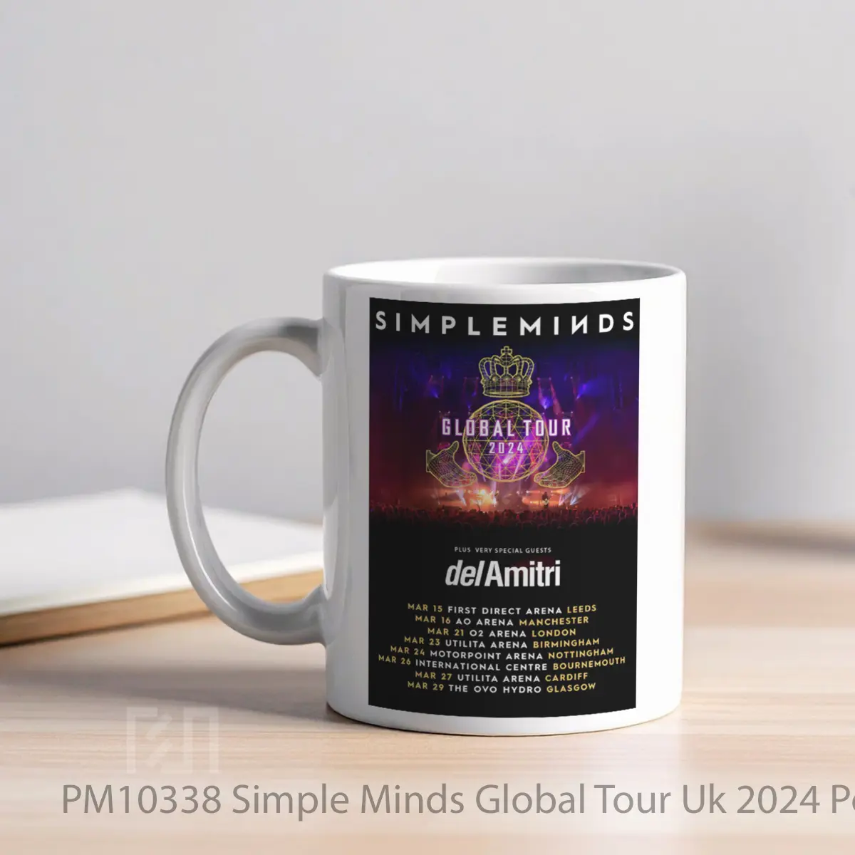 Mug Simple Minds Global Tour Uk 2024 MPM10338 - All-side / Desain