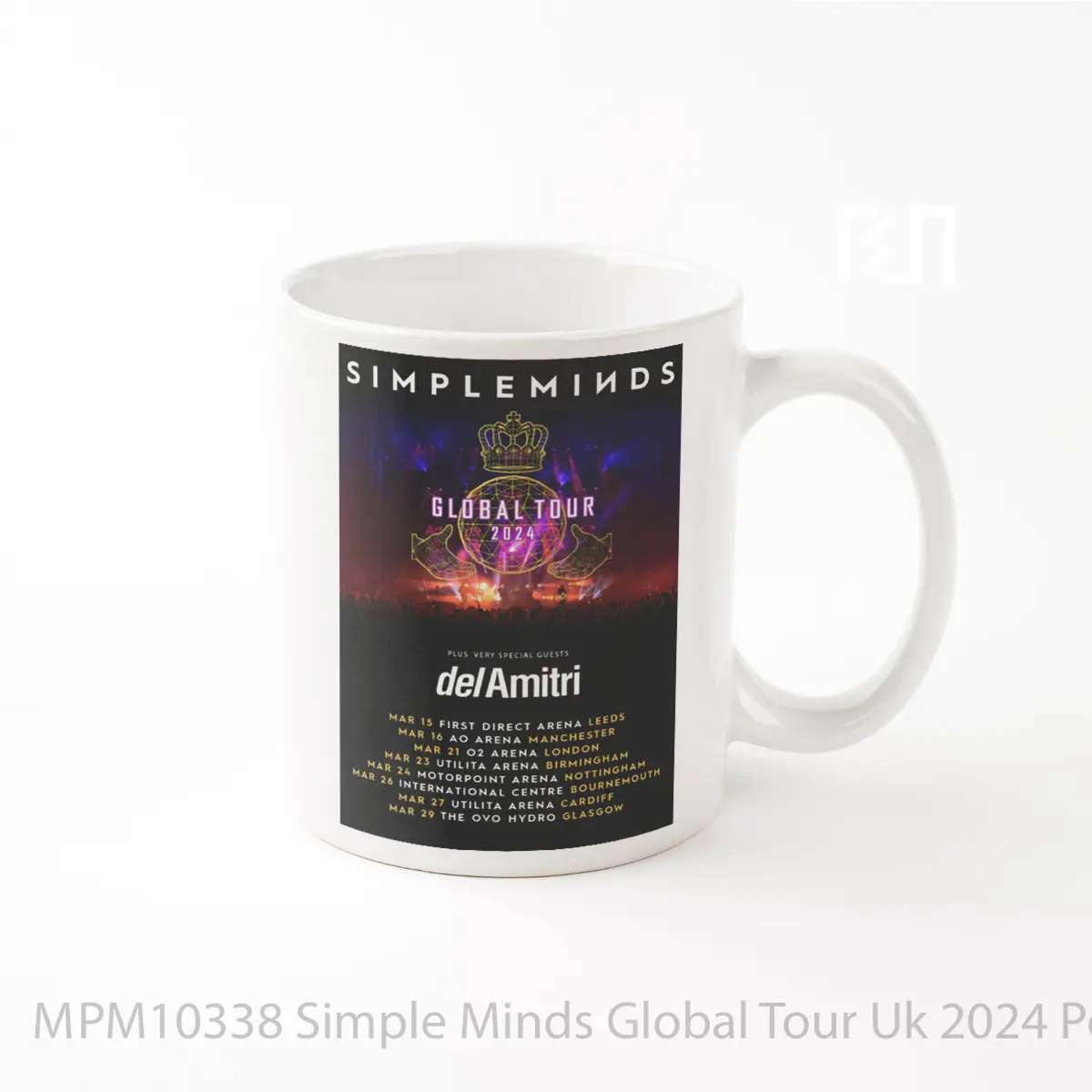 Mug Simple Minds Global Tour Uk 2024 MPM10338