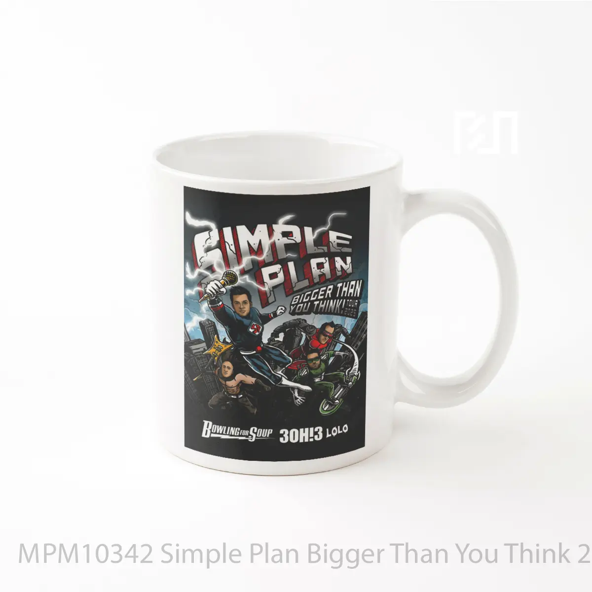 Mug Simple Plan Bigger Than You Think 2025 World Tour MPM10342