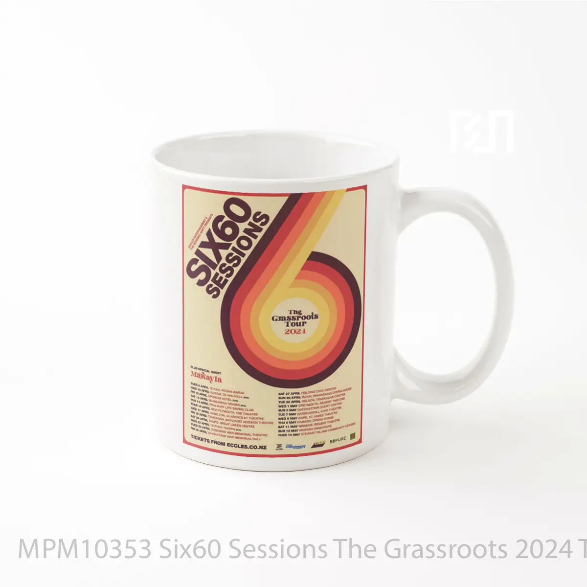Mug Six60 Sessions The Grassroots 2024 Tour MPM10353