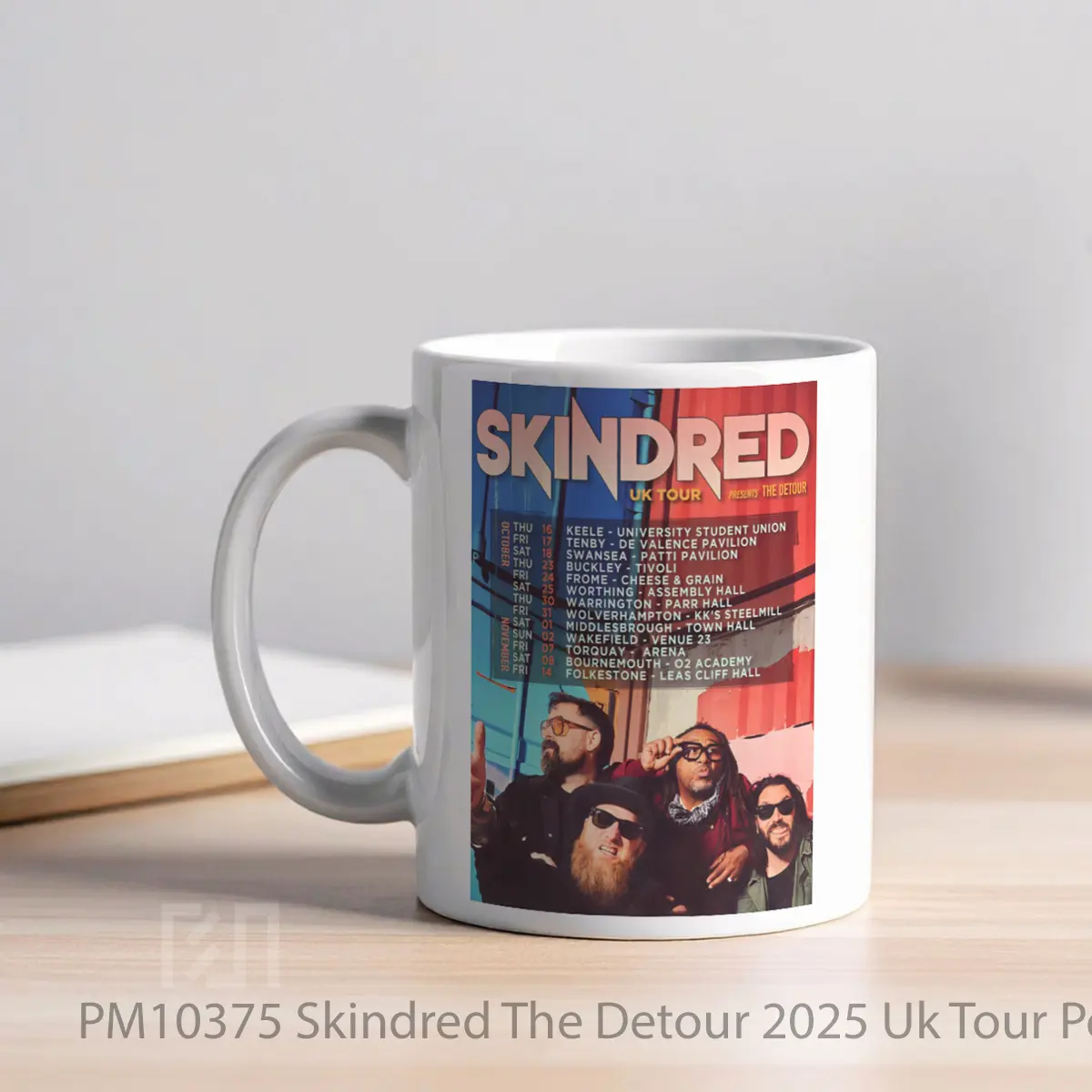 Mug Skindred The Detour 2025 Uk Tour MPM10375 - All-side / Desain