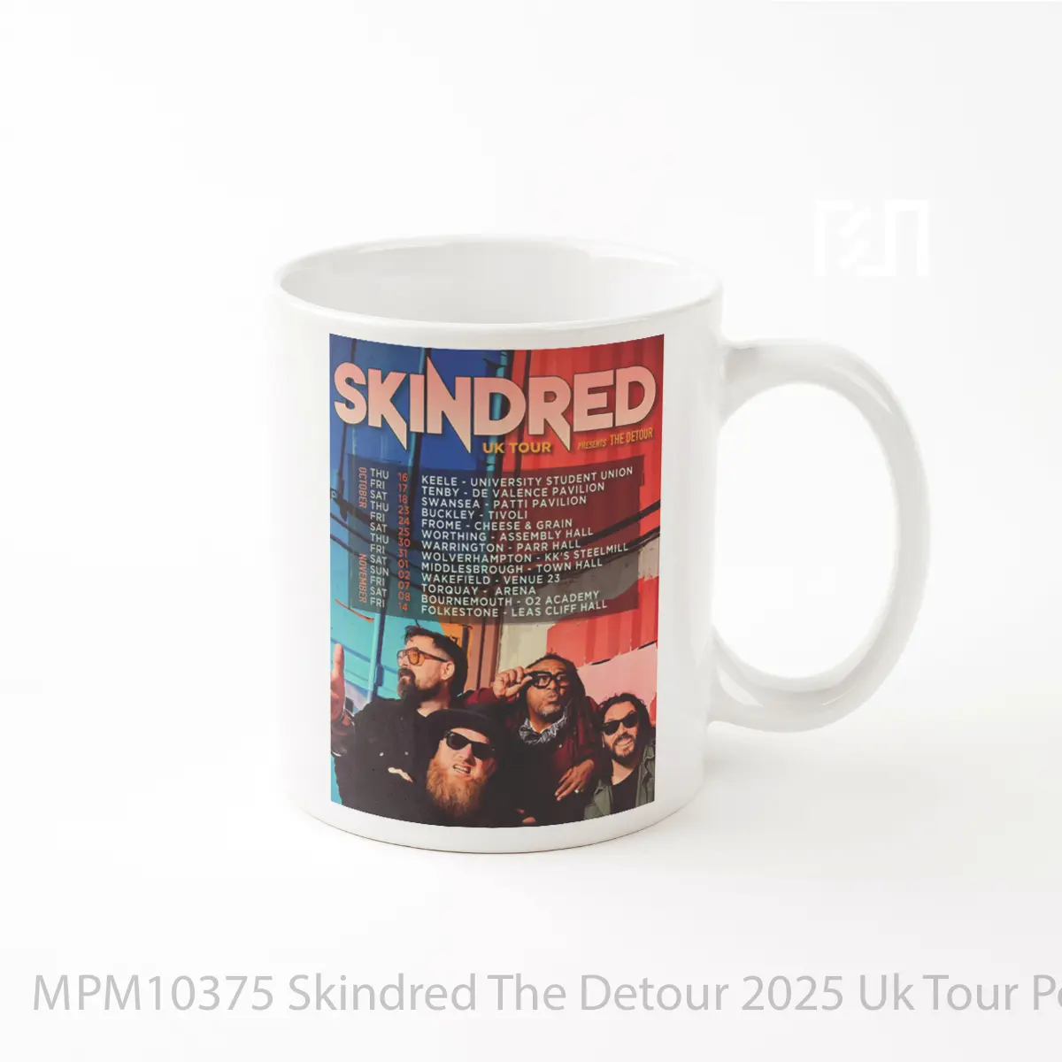 Mug Skindred The Detour 2025 Uk Tour MPM10375