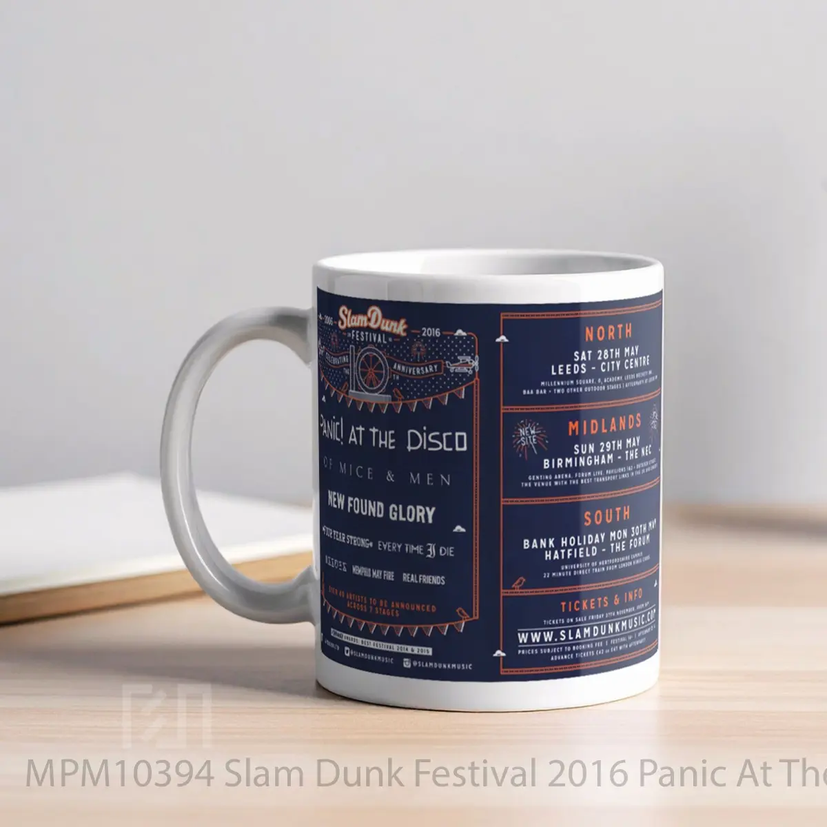Mug Slam Dunk Festival 2016 Panic At The Disco MPM10394 - All-side / Desain