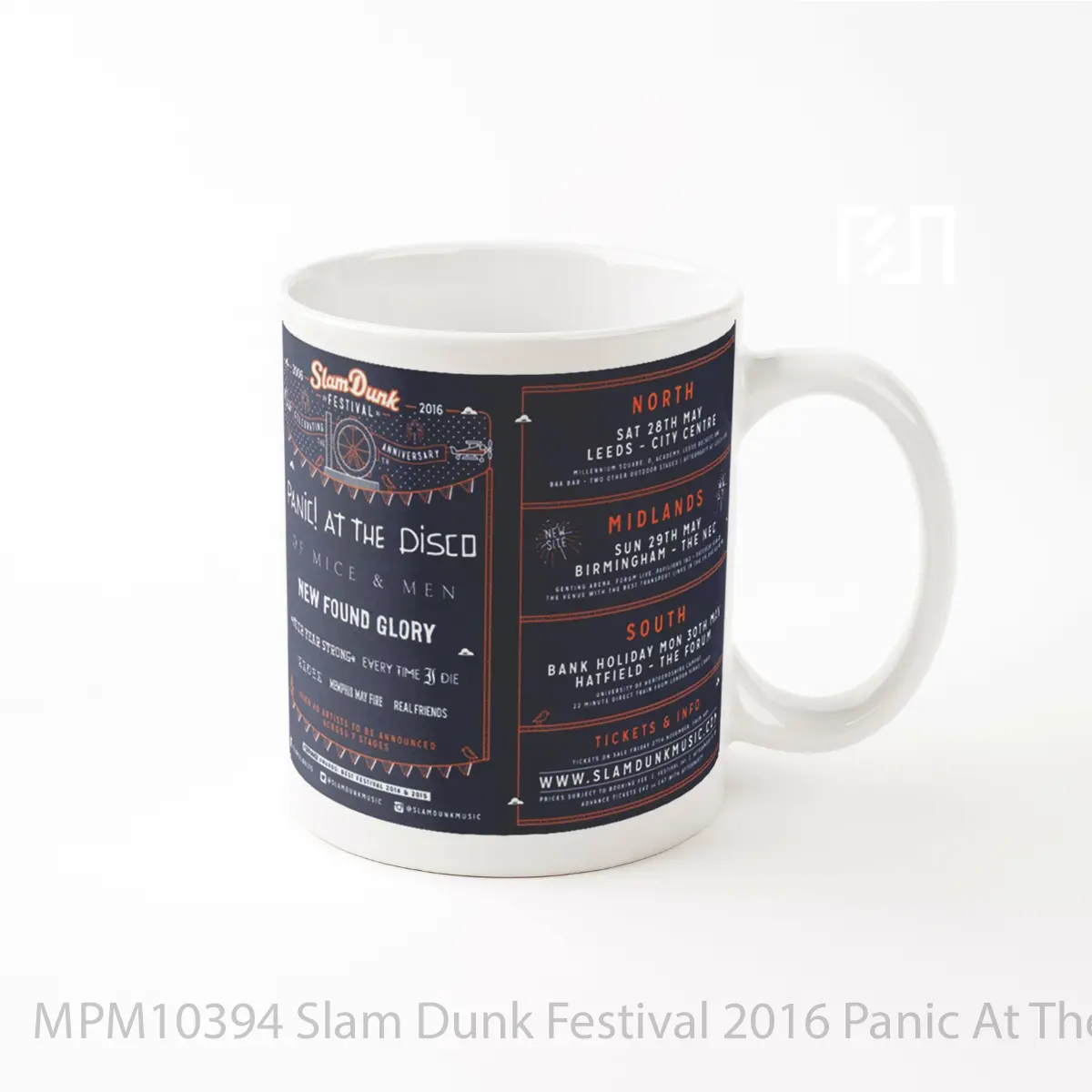 Mug Slam Dunk Festival 2016 Panic At The Disco MPM10394