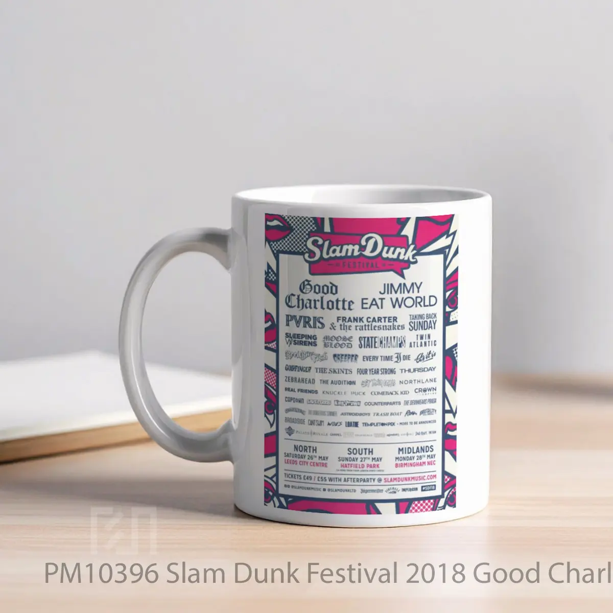 Mug Slam Dunk Festival 2018 Good Charlotte Jimmy Eat World MPM10396 - All-side / Desain