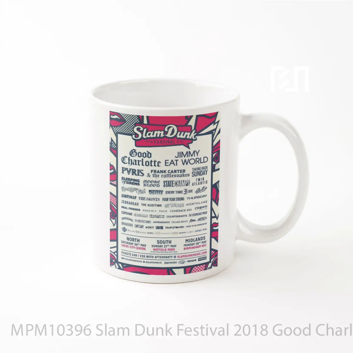 Mug Slam Dunk Festival 2018 Good Charlotte Jimmy Eat World MPM10396